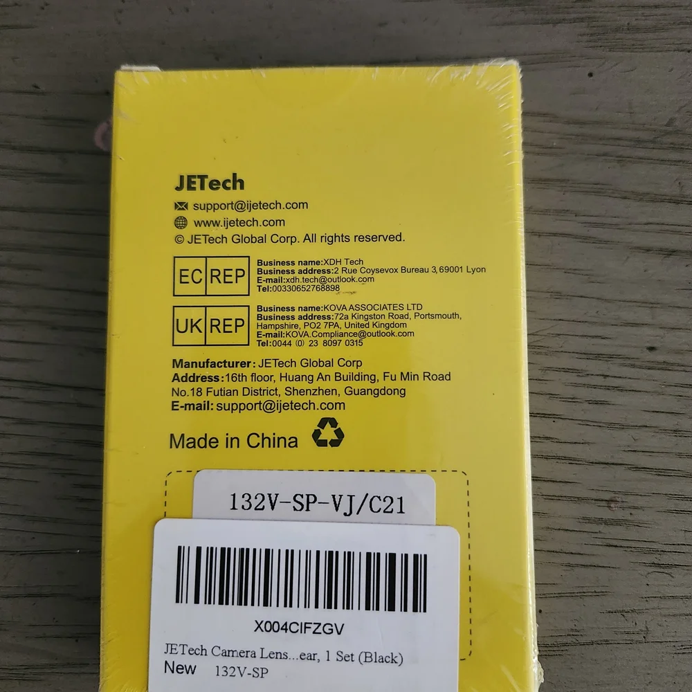 JETech iPhone 16/16 Plus Camera Lens Case - Bright Yellow